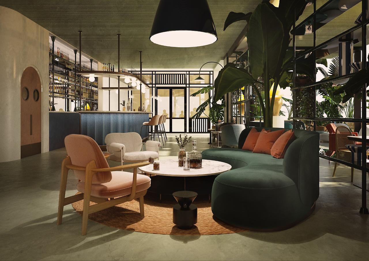 The Standard, Bangkok Mahanakhon Esterno foto The interior of the hotel