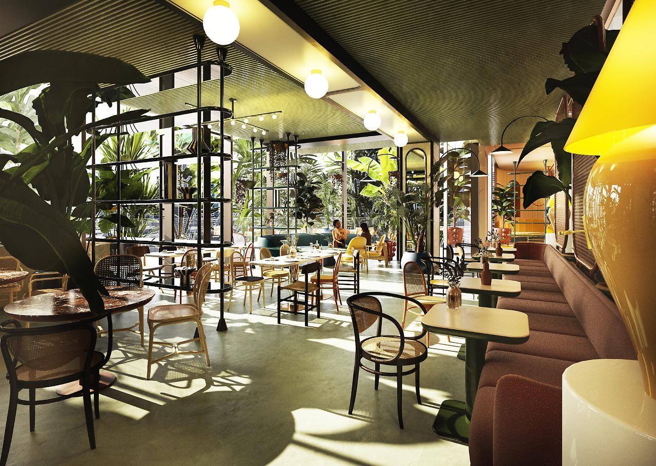 The Standard, Bangkok Mahanakhon Esterno foto Interior of the restaurant