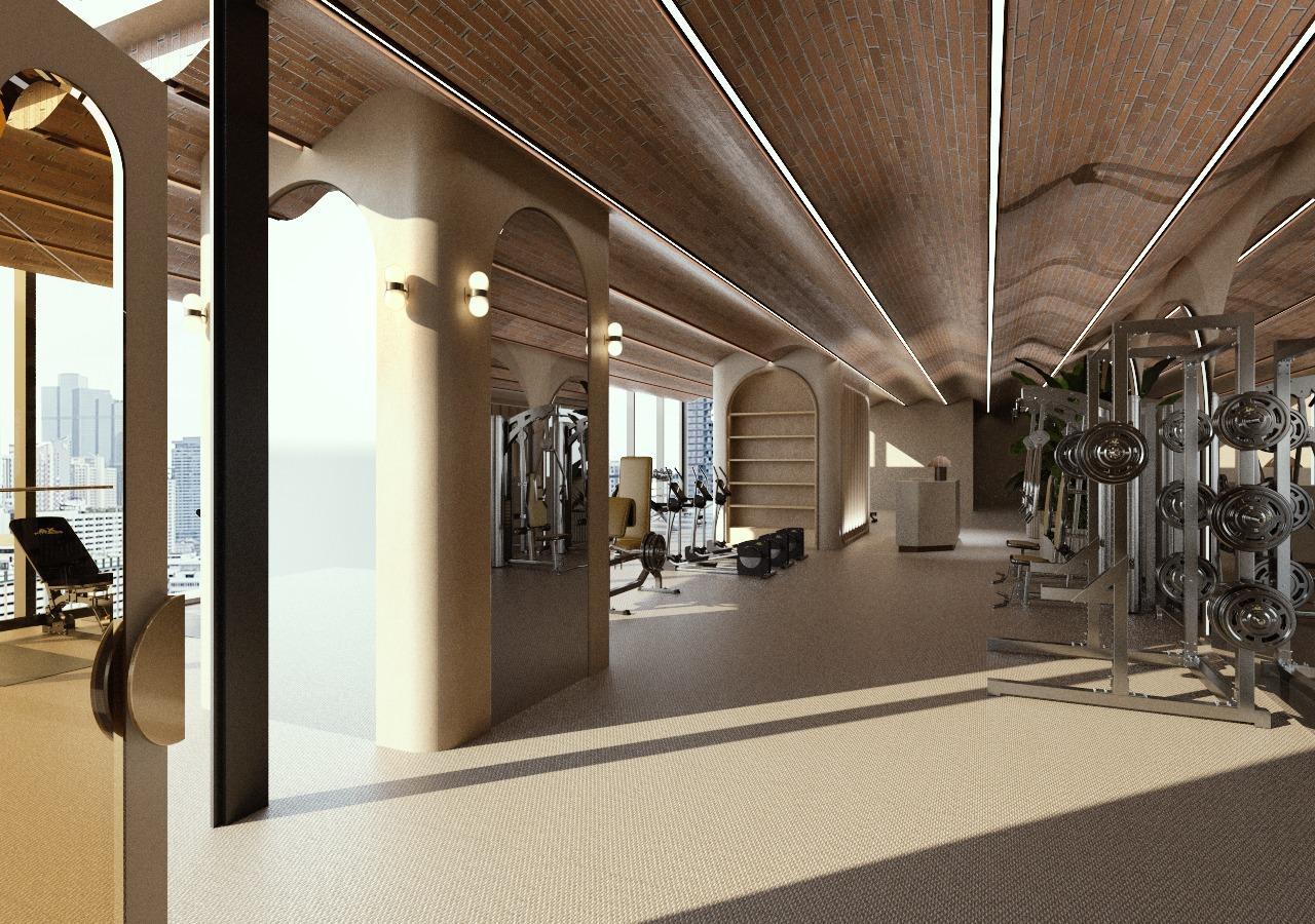 The Standard, Bangkok Mahanakhon Esterno foto The gym at the 101